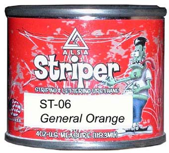 GPI STRIPER GENERAL ORANGE 4OZ - KCST06 
